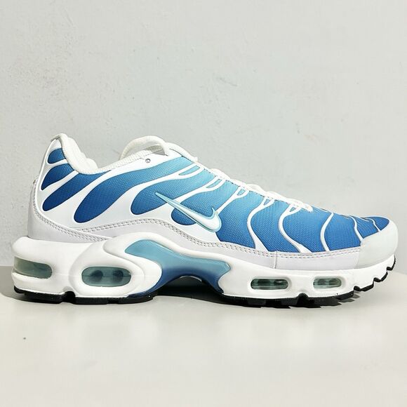 Nike Air Max Plus “Sky Blue” Men’s Size 11 White Cushioned Lifestyle Sneakers - Picture 2 of 8